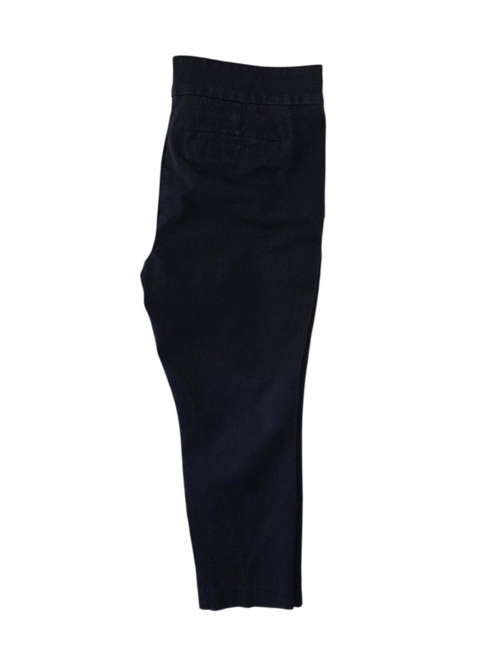 LOFT Outlet Dress Slacks Pants Women's 14P Navy Blue Skinny Ankle Zip Pockets - Picture 6 of 13